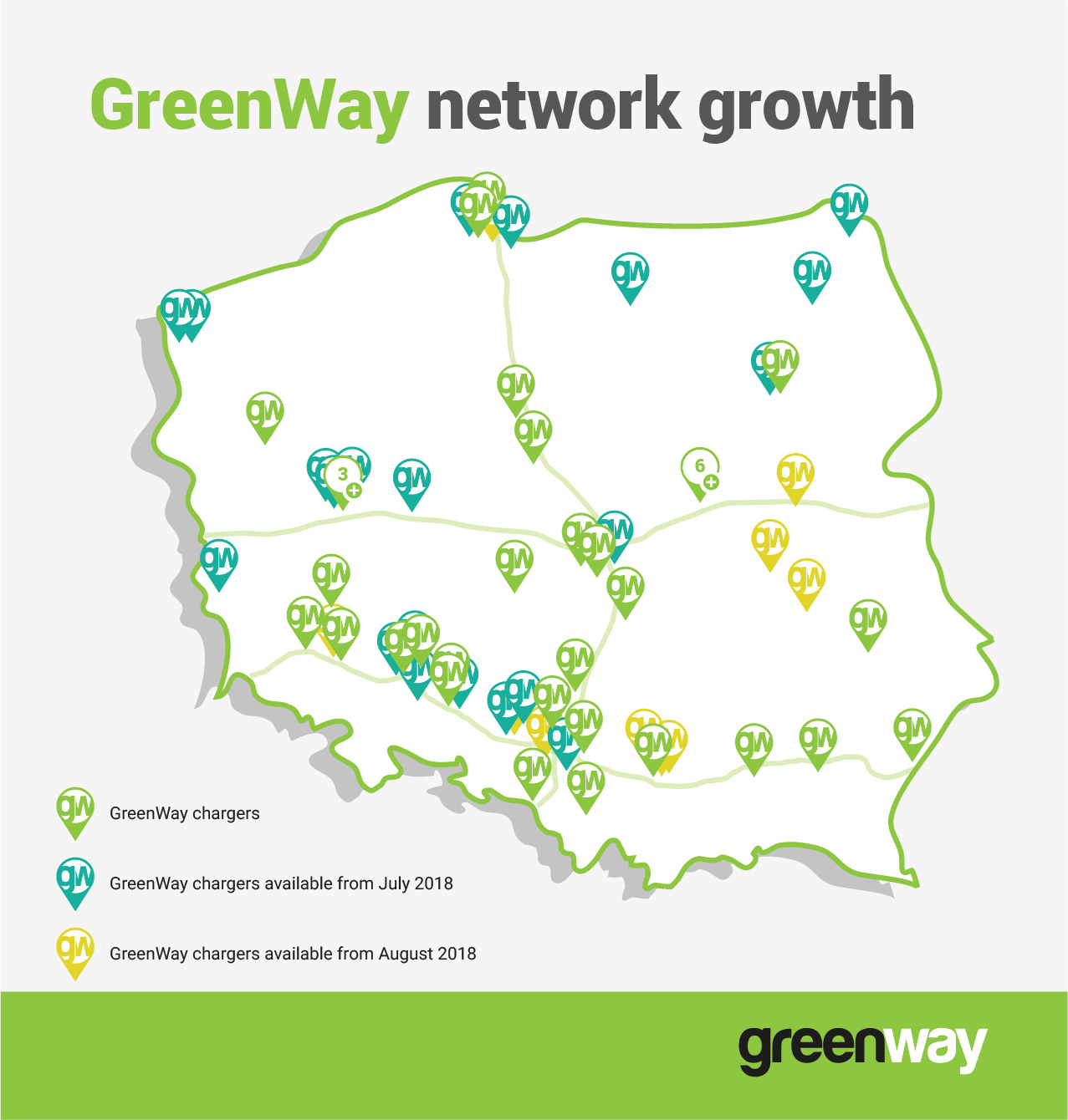 31 New Fast Charging Stations in GreenWay network coming online